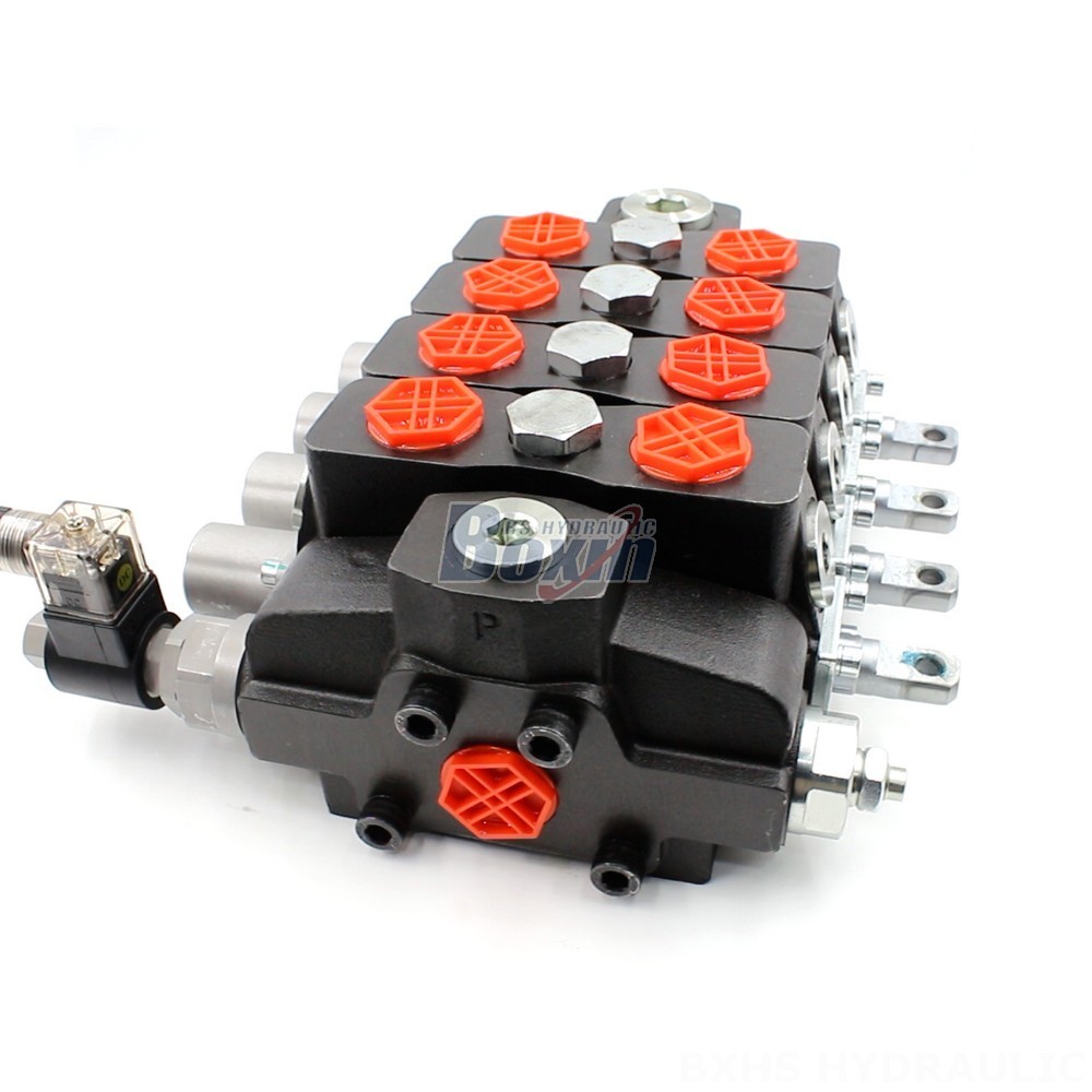 OEM Hydraulic Valve Solutions: Partner with Us for SD8-Electric unloading valve Manual 4 Spool Sectional Directional Valve cover photo